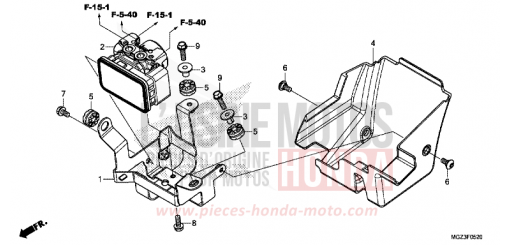 MODULATEUR ABS CBR500RAD de 2013